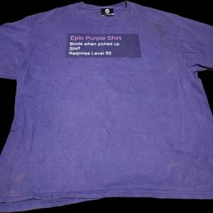 Warcraft: Epic Purple Shirt By Jinx